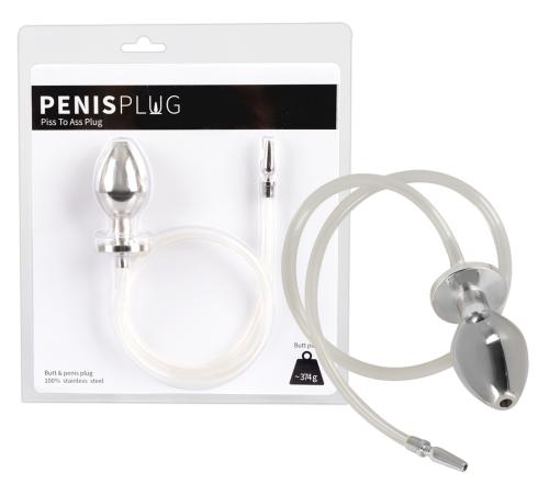 Orion - Piss to Ass Penis Plug - Zilver