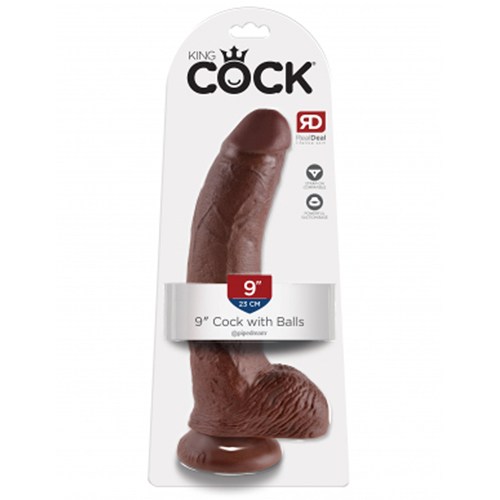 King Cock Realistische Dildo Met Balzak - 25 cm