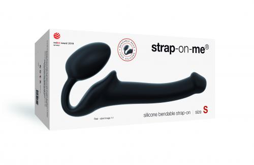 Strap On Me - Strapless Voorbind Dildo - Maat S - Zwart