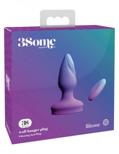 3Some - Wall Banger Buttplug Met afstandsbediening