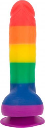 Addiction - Justin Rainbow Siliconen Dildo - 19 cm