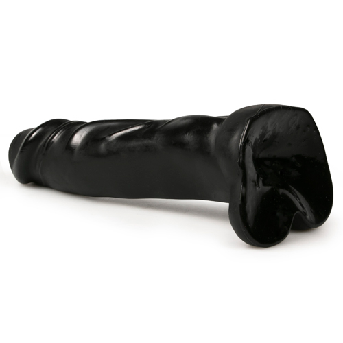 All Black Realistische Dildo - 22 cm 