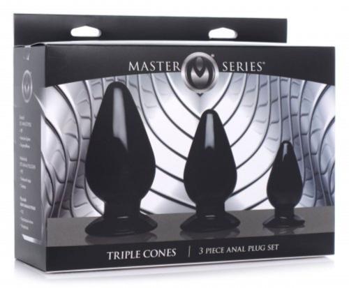 Triple Cones Anaalplug Set Van 3 