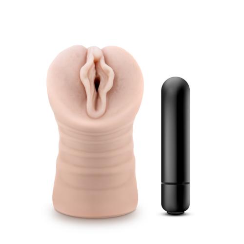 M for Men - Ashley Masturbator Met Bullet Vibrator- Vagina