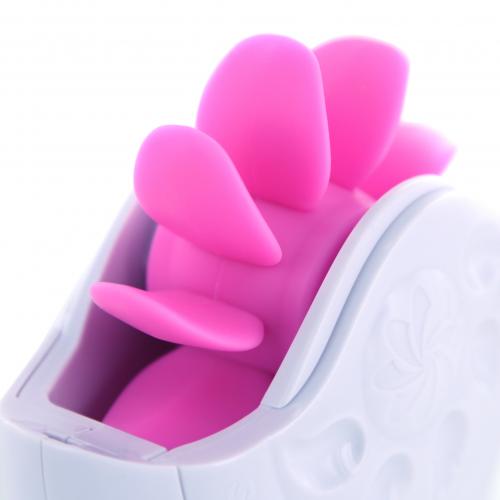 Sqweel - 2 Oral Clitoris Stimulator - Wit/Roze