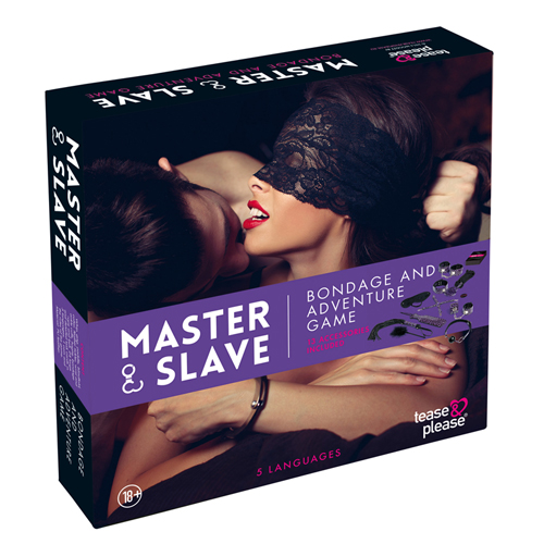 Master & Slave Bondagespel - Paars