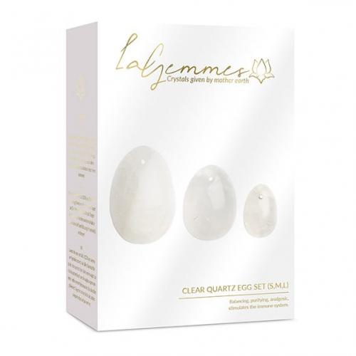 La Gemmes - 3-delige Yoni Egg Set - Bergkristal
