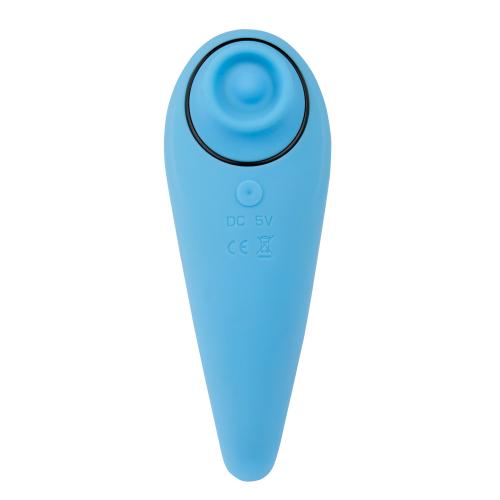 FeelzToys - FemmeGasm Tapping & Tickling Vibrator - Turquoise