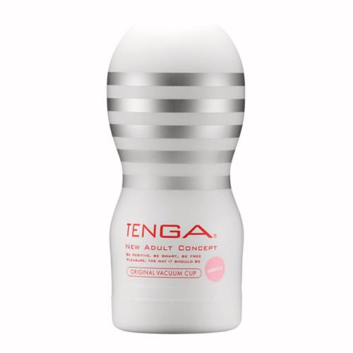 TENGA - Original Vacuüm Cup - Zilver/Wit