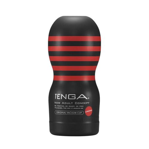 TENGA - Original Vacuüm Cup Strong - Zwart/ Rood
