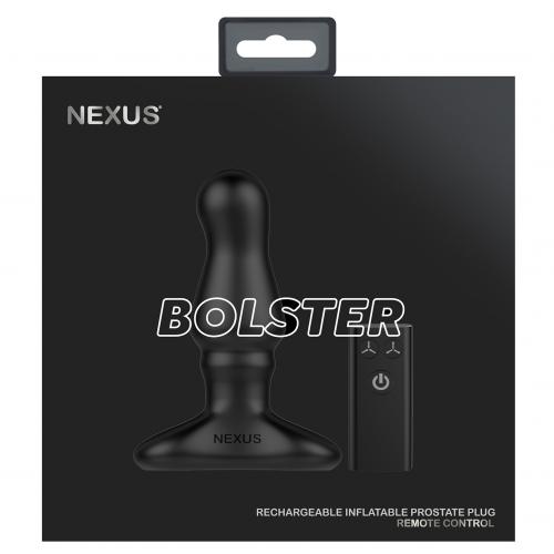 Nexus - Bolster Vibrerende en Opblaasbare Prostaat Plug - diameter 46 mm