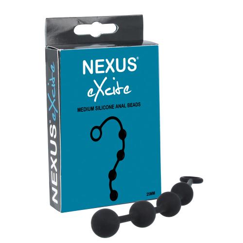 Nexus - Excite Siliconen Anaal kralen - Medium 