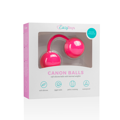 Canon Balls Vaginaballetjes Met Contragewicht - Roze