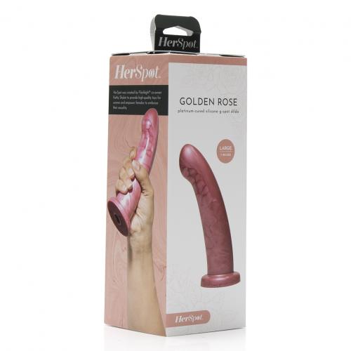 Fleshlight - HerSpot Dildo Golden Rose - Large