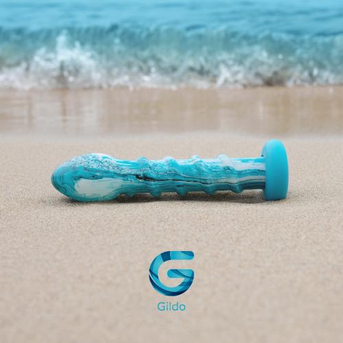 Gildo - Ocean Wave Glazen Dildo