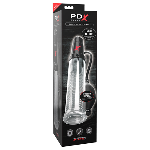 PDX Elite Suck-N-Pump Stroker Penispomp