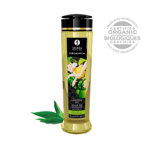 Shunga - Organica Massage Olie Green Tea - 240 ml