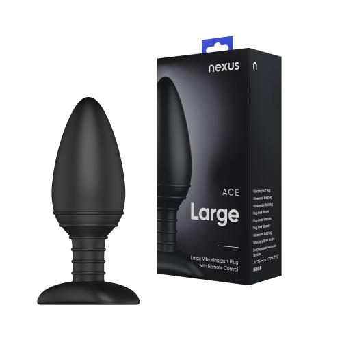 Nexus - Ace Vibrerende Buttplug - Large