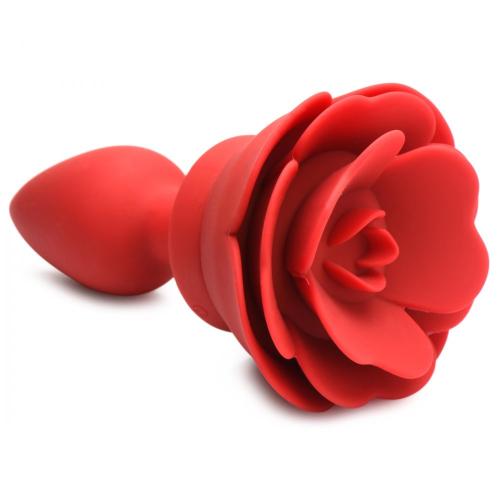 Vibrerende Rose Anaalplug met Afstandsbediening - Small