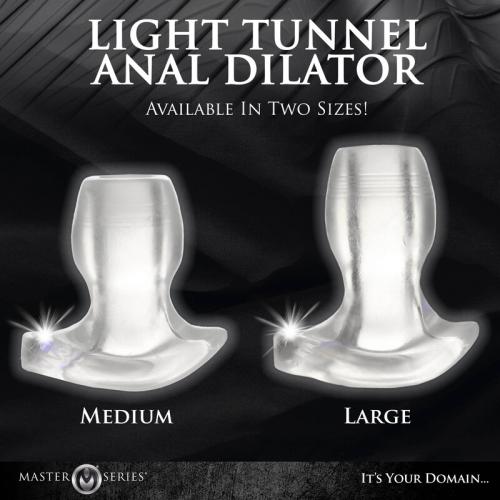 Lichtgevende Anaal Dilator - Medium