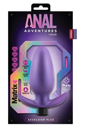 Anal Adventures Matrix - Excelsior Plug - Astro Violet