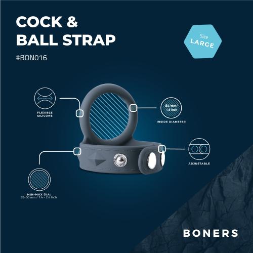 Boners Cock & Ball Strap - L