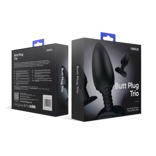 Nexus - Buttplug Trio Set - 3 stuks