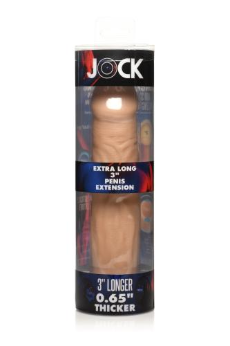 JOCK Extra Lange Penis Sleeve 22,5 cm - Beige