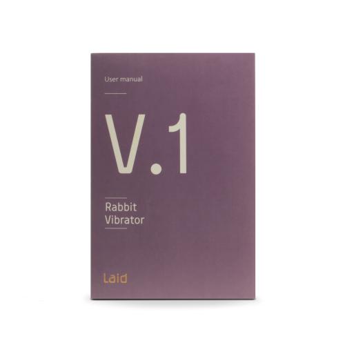 Laid - V.1 Siliconen Rabbit Vibrator - Zwart