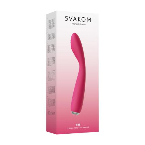 SVAKOM - Iris G-Spot En Clitoris Vibrator - Plum Red