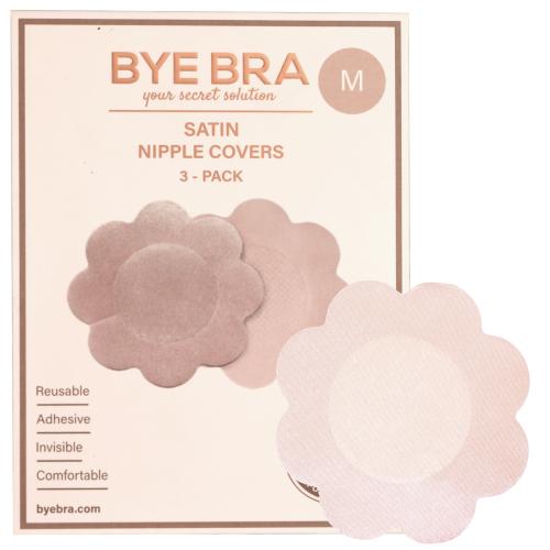 Bye Bra - Silk Tepel Stickers Nude - 3 paar
