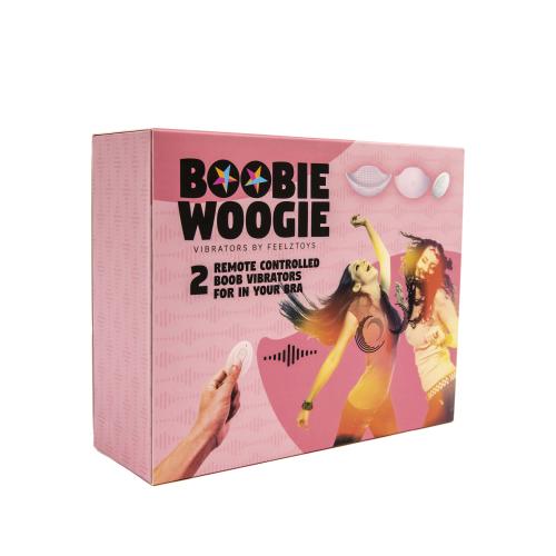 FeelzToys - Boobie Woogie Borst Vibrators met Afstandsbediening