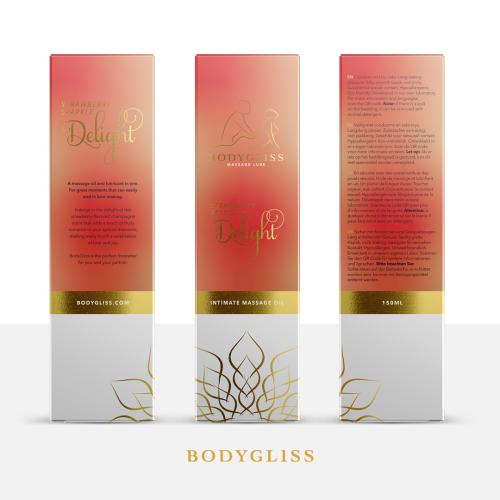 BodyGliss - Massage Olie En Glijmiddel in 1 Aardbei & Champagne - 150 ml