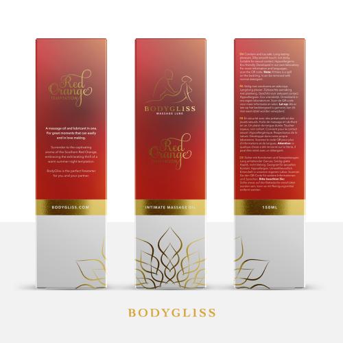 BodyGliss - Massage Olie En Glijmiddel in 1 Rode Sinaasappel - 150 ml
