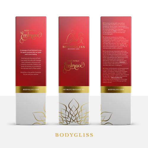 BodyGliss - Massage Olie En Glijmiddel in 1 Rozenblaadjes -150 ml