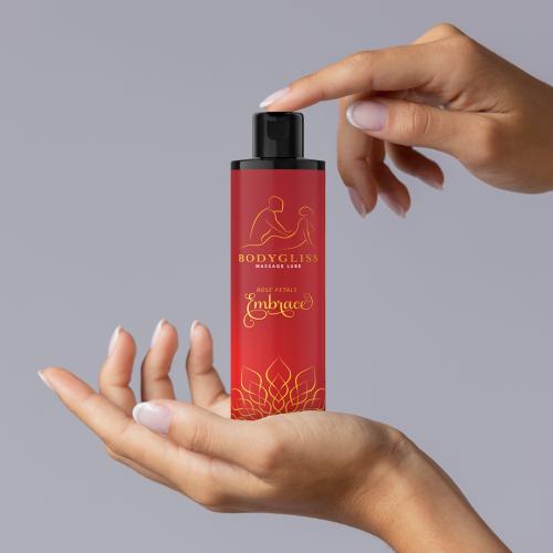 BodyGliss - Massage Olie En Glijmiddel in 1 Rozenblaadjes -150 ml