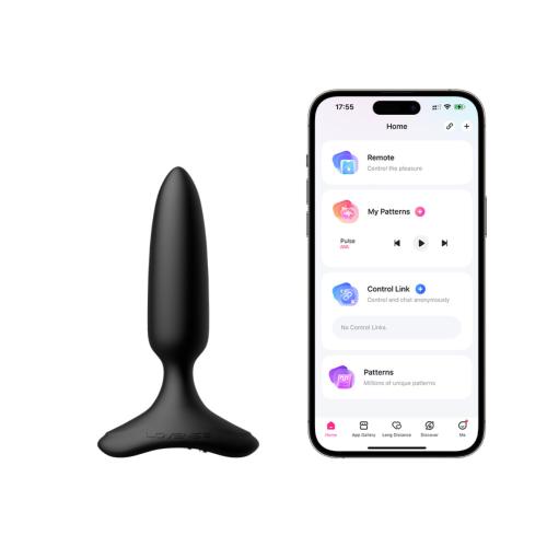 Lovense - Hush 2 Vibrerende Buttplug Met App - Zwart