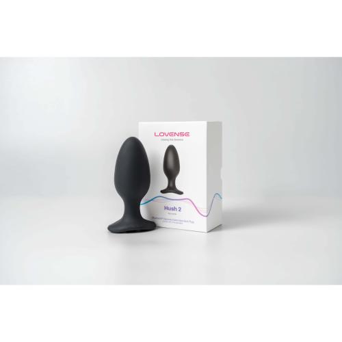 Lovense - Hush 2 Vibrerende Buttplug Met App - Zwart