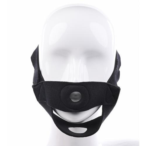 Sportsheets - Face Strap On Masker - Zwart