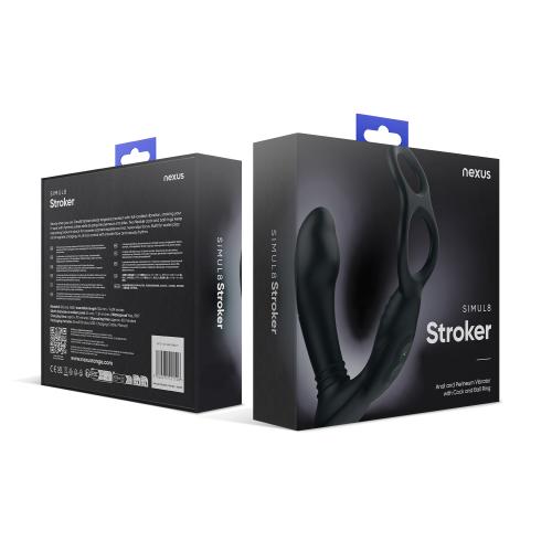 Nexus - Simul8 Vibrerende Anaal Vibrator Met Cockring