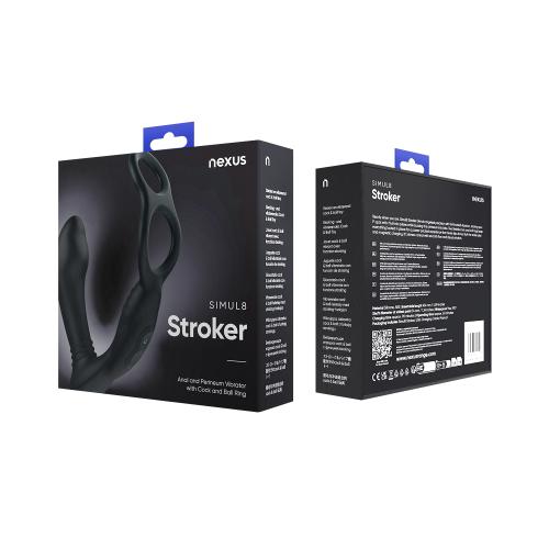 Nexus - Simul8 Vibrerende Anaal Vibrator Met Cockring