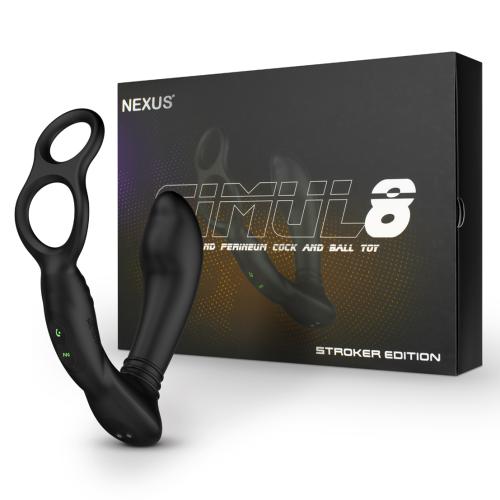 Nexus - Simul8 Vibrerende Anaal Vibrator Met Cockring
