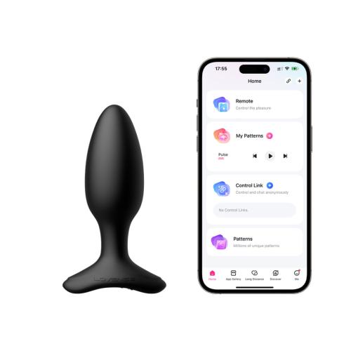 Lovense - Hush 2 Vibrerende Buttplug Met App - Zwart