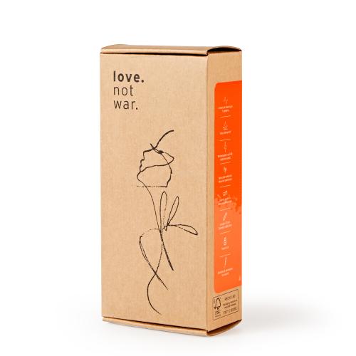 Love Not War - Liebe Orange