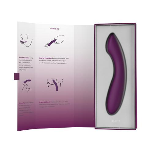 SVAKOM - AMY 2 G-Spot & Clitorale Vibrator - Paars