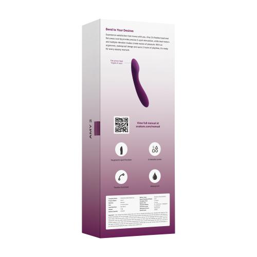 SVAKOM - AMY 2 G-Spot & Clitorale Vibrator - Paars