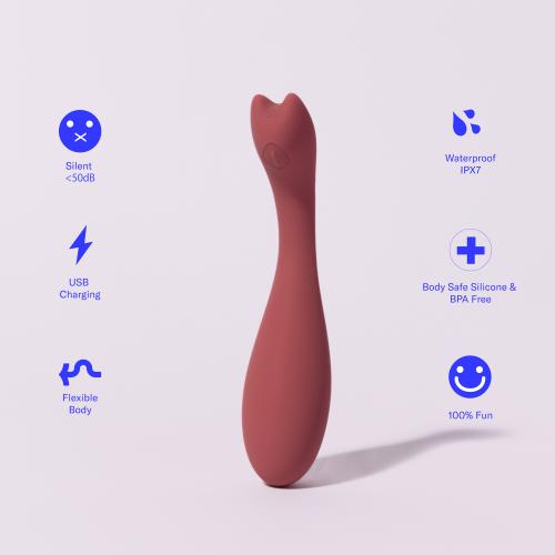 The Oh Collective - Kit Vaginal & G-Spot Vibrator- Koraal