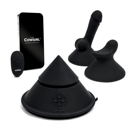 The Cowgirl - Cone Sexmachine Met Opzetstukken