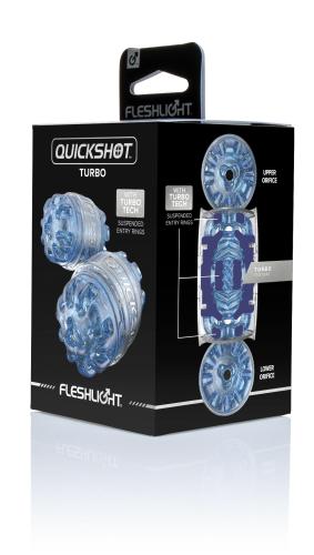 Fleshlight - Quickshot Turbo - Blauw