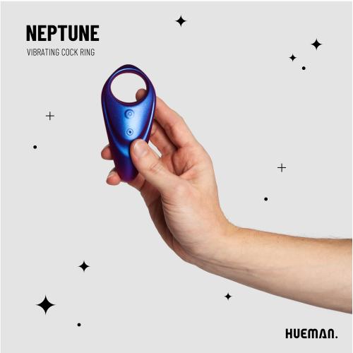 Hueman - Neptune Vibrerende Cockring + Afstandsbediening